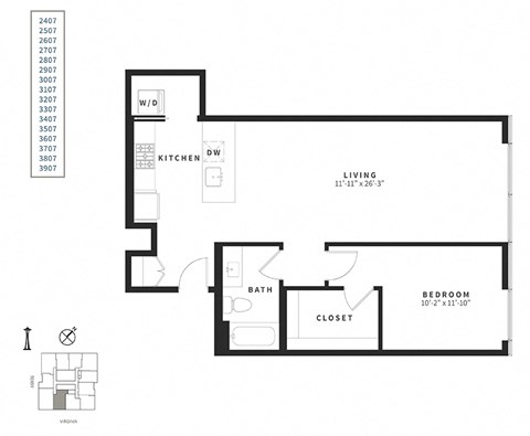 a floor plan of a home